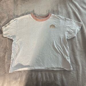 White and Pink Women’s T-Shirt